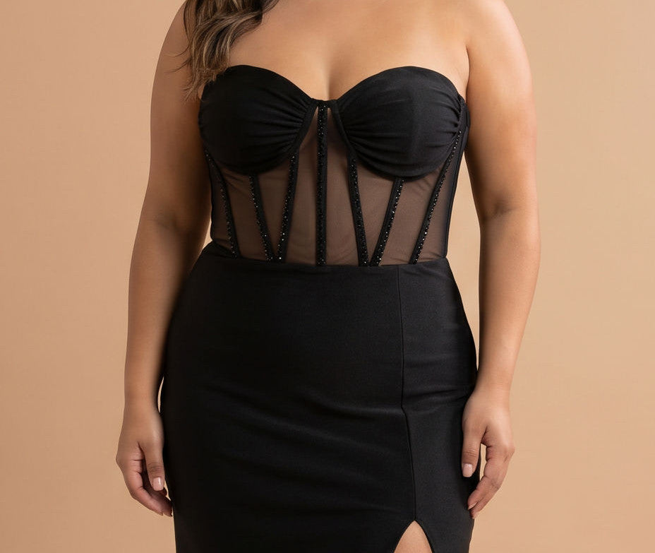 Robe Corset Noire