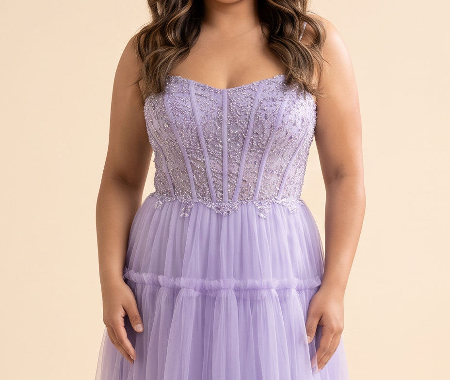 Robe En Tulle Lavande