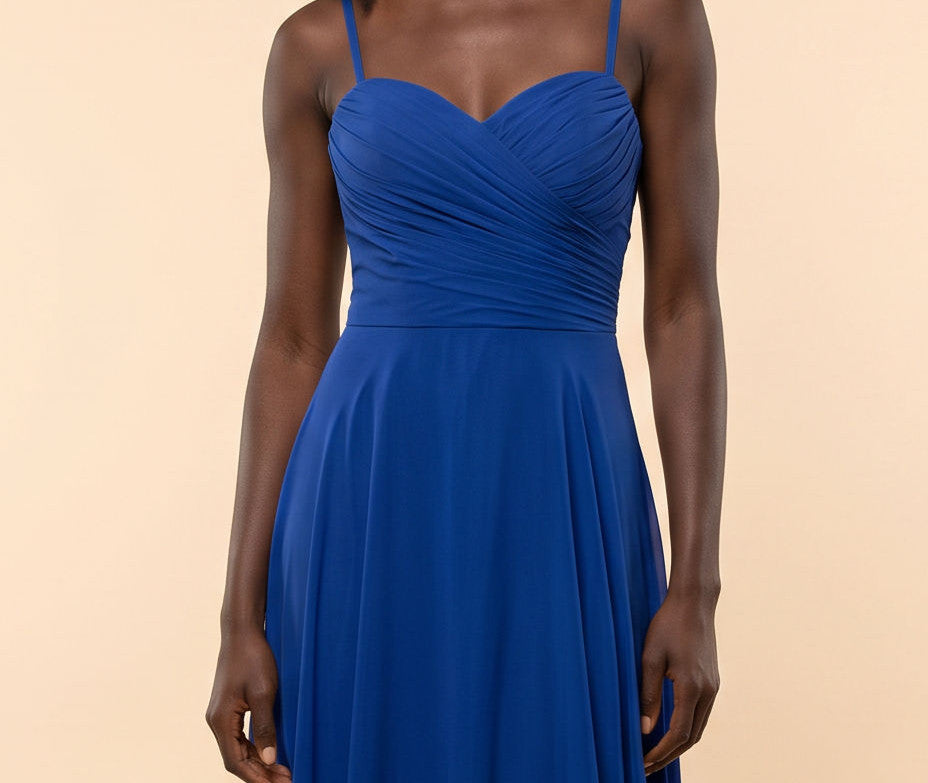 Robe Fluide Bleu Pâle
