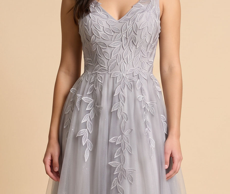 Robe Dentelle Coupe En A Dove