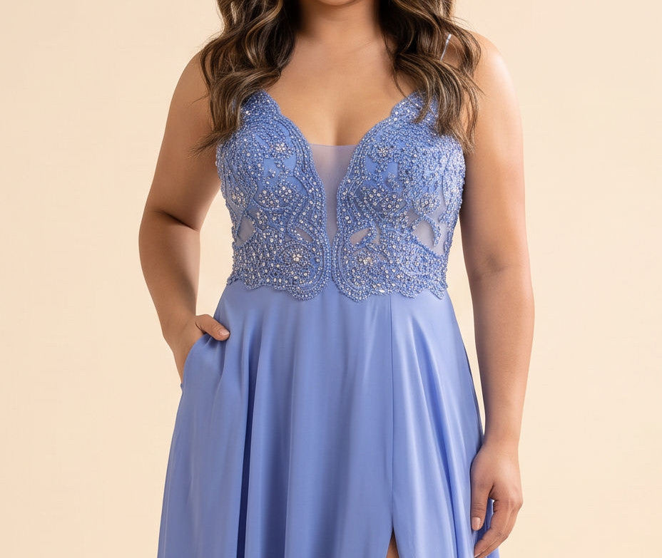 Robe Fluide Cornflower