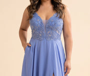 Robe Fluide Cornflower