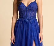 Robe Avec Tule Royal
