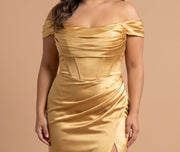 Robe À Corset Rose Gold