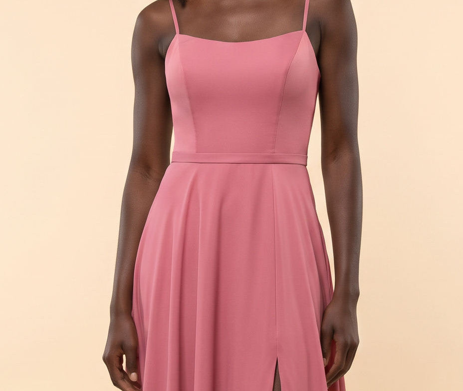 Robe En Satin Rose