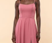 Robe En Satin Rose