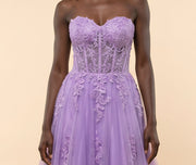 Robe en tulle couleur Victorian Lilac