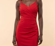 Robe Ajusté Rouge