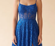Robe Corset En A Bleu Pâle