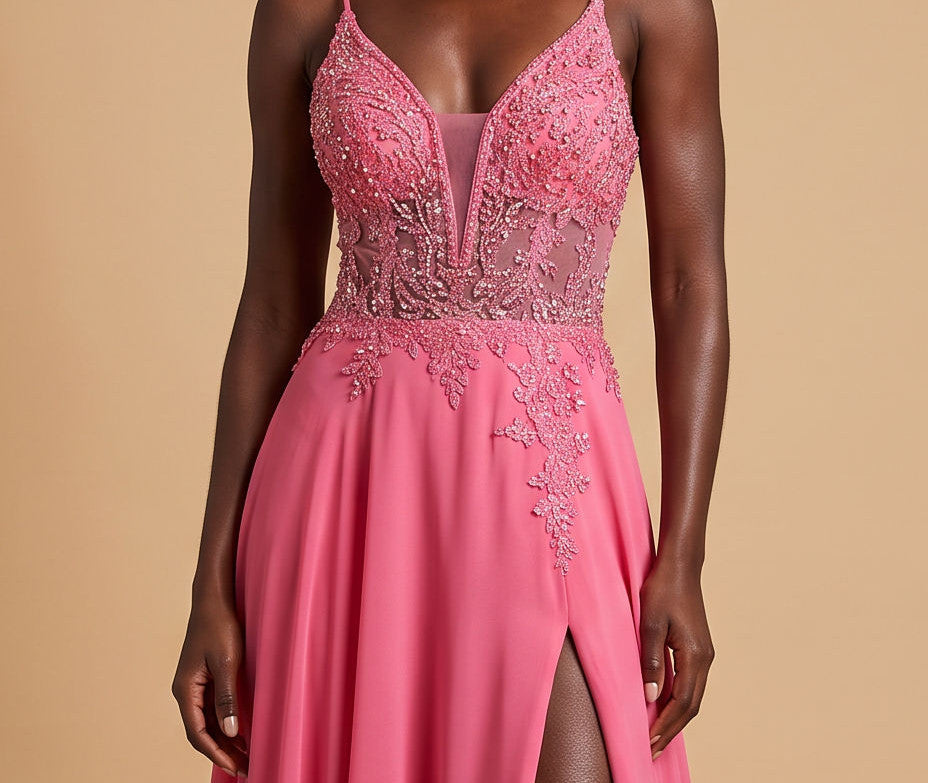 Robe Fluide Rose Néon